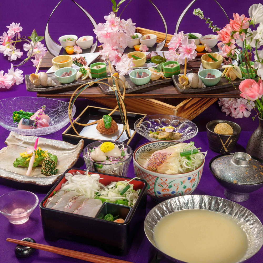 『坂の花 特製』四季の膳菜10種と季節のしゃぶしゃぶコース